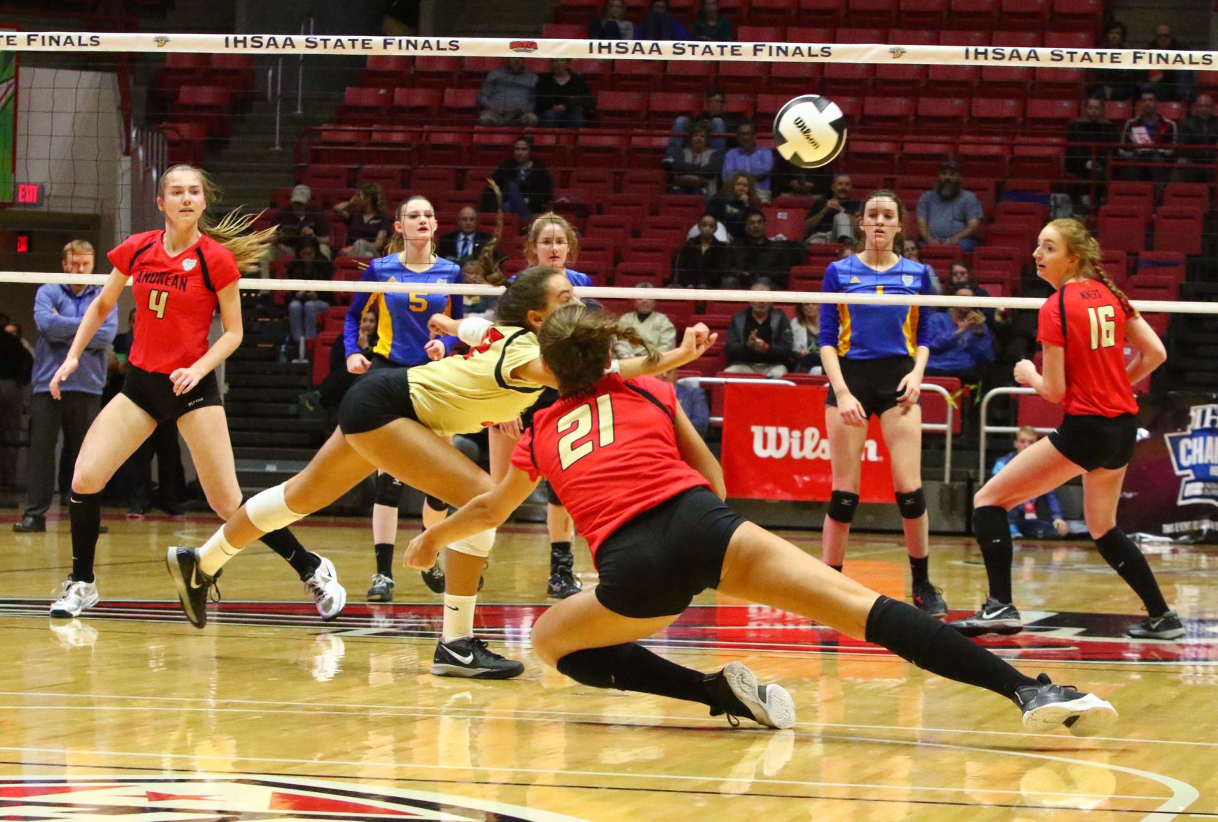 Gallery: Volleyball Class 2A State Finals - Andrean vs. Christian Academy of Indiana